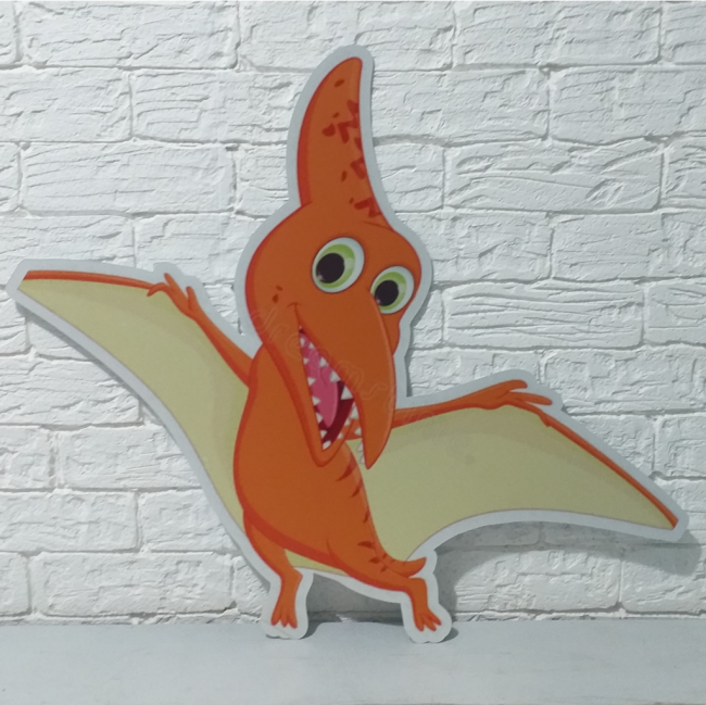 PVC DINO LARANJA 54x64