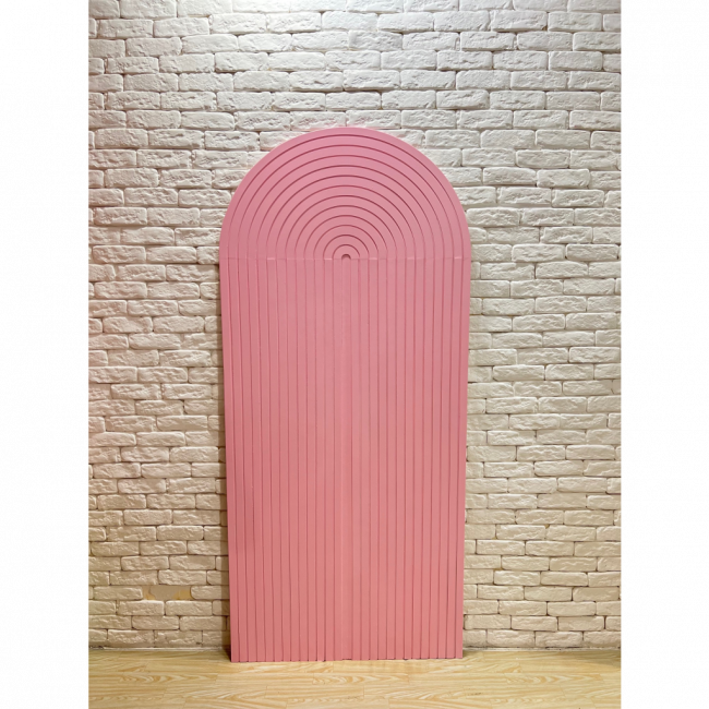 Painel romano frisado rosa G (2x90)