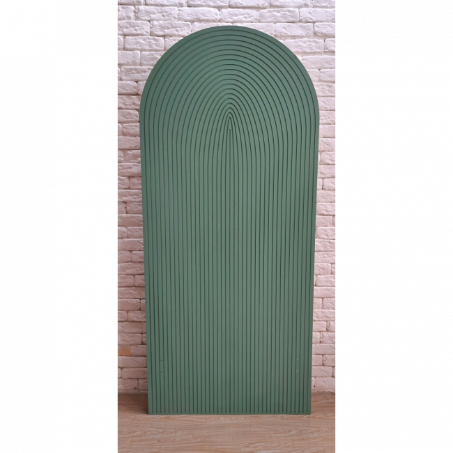 Painel romano frisado verde G (2x0,90)