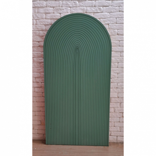 Painel romano frisado verde P (1,60x80)