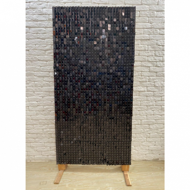 Painel shimmer preto1,90x90