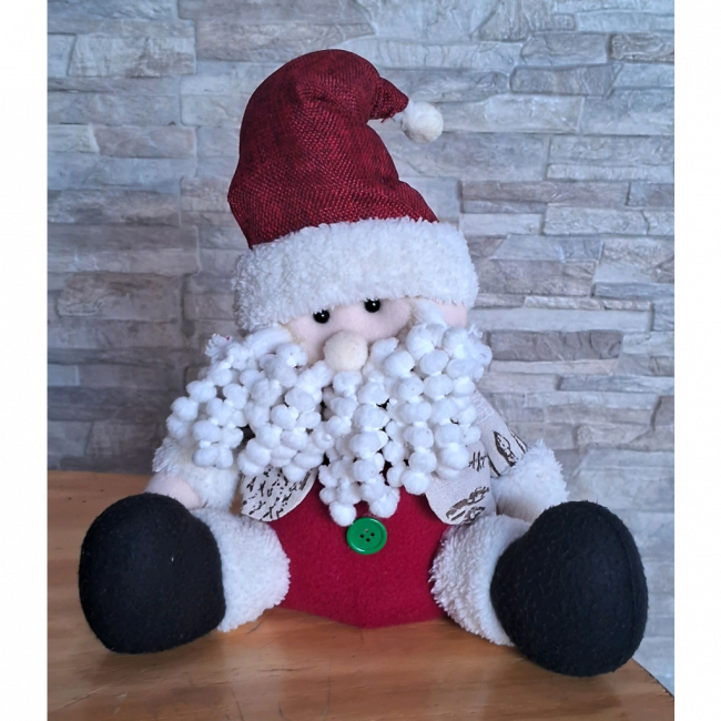 Papai Noel sentado (Natal) 30cm