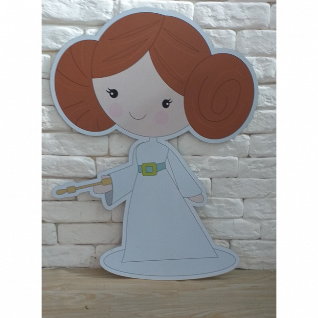 Princesa Leia Star Wars (toten PVC)