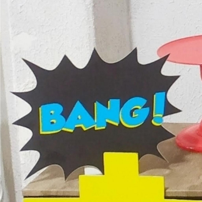 PVC DE MESA BANG! (Super heróis)