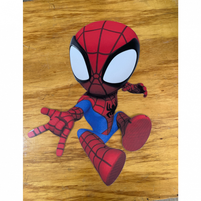 PVC HOMEM ARANHA CUTE VERMELHO 60x40CM