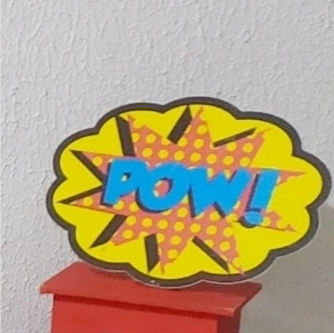 PVC MESA POW! (Super heróis)