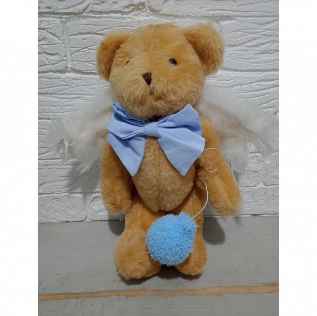 URSO ANJO AZUL 30CM