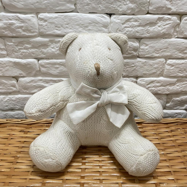 Urso Amigorumi Branco 30cm