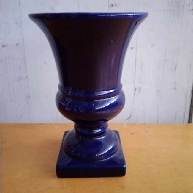 VASO ALTO GREGO AZUL MARINHO 32x22