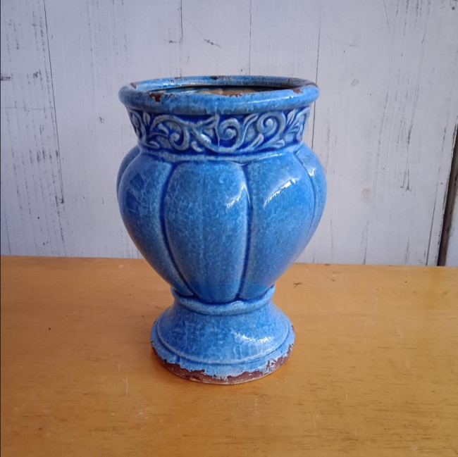 VASO AZUL 25x15