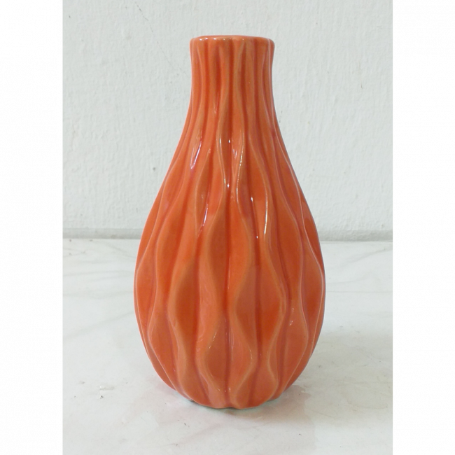 VASO BOCA FINA CORAL M 16CM