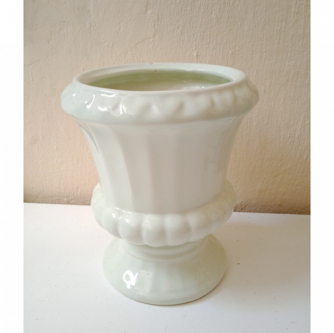 VASO CERAMICA VERDE BEBE 20x13