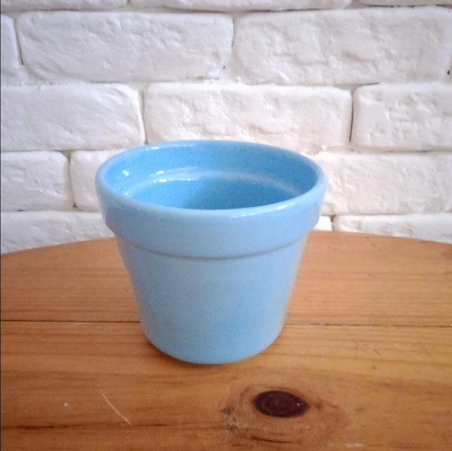 VASO PIRULITEIRA AZUL CELESTE