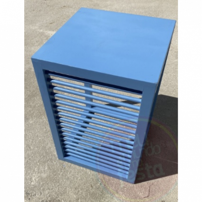 Cubo azul céu G ripado