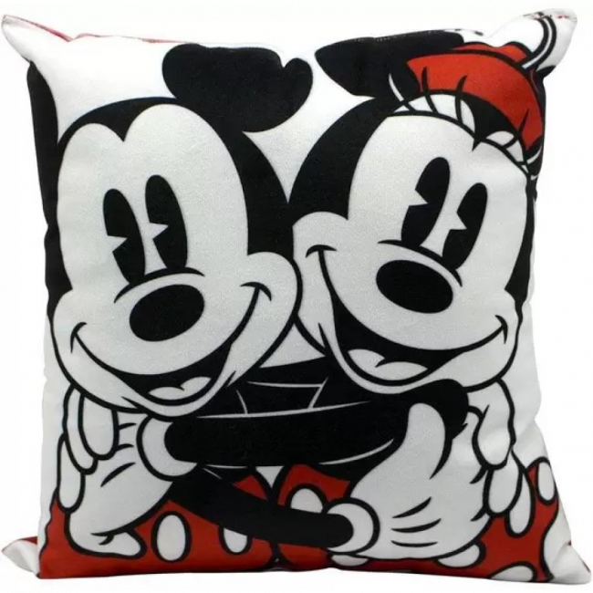 Almofada Fibra Veludo Mickey e Minnie-