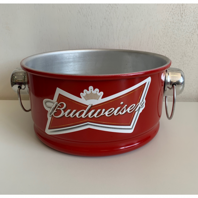 Balde Gelo Vermelho budweiser 5lt