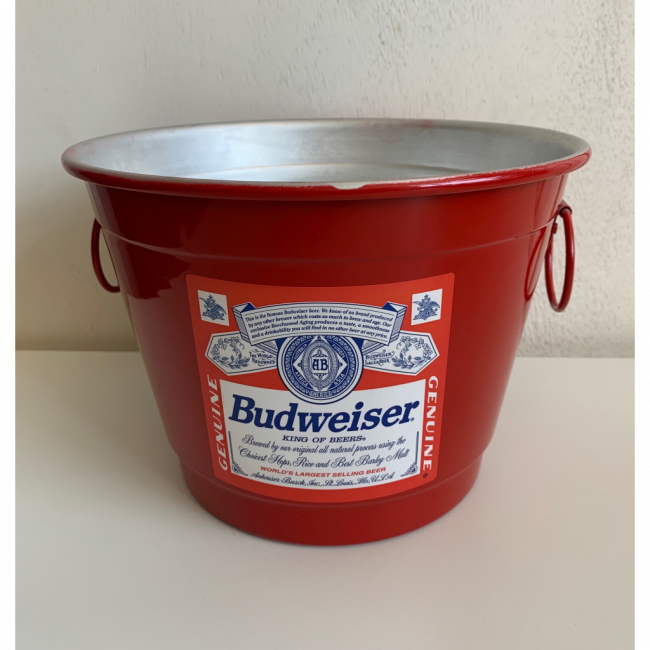 Balde Gelo Vermelho Budweiser 6lt