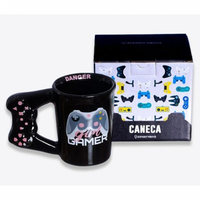 Caneca 3D Girl Game 400ml 10024986