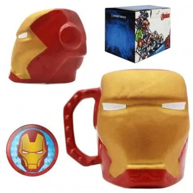 Caneca 3D Iron Man 400ml-1002449586