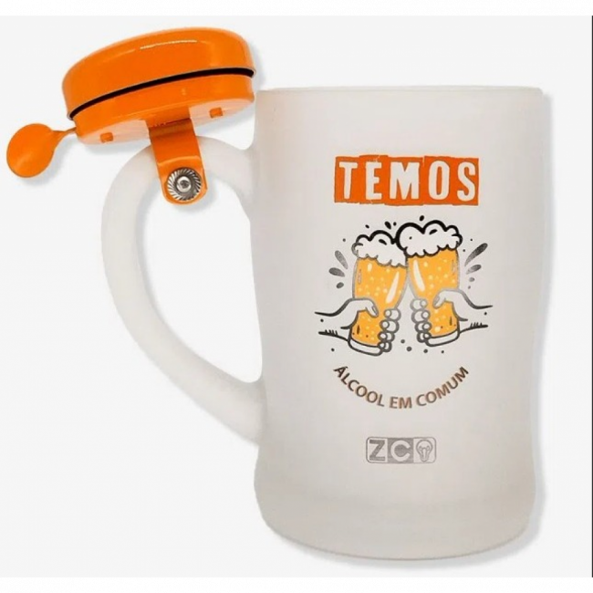 Caneca c/ Campainha Temos Alcool em Comum 400ml 10024749