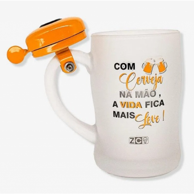 Caneca c/ Campainha Vida Fica Mais Leve 400ml 10024746