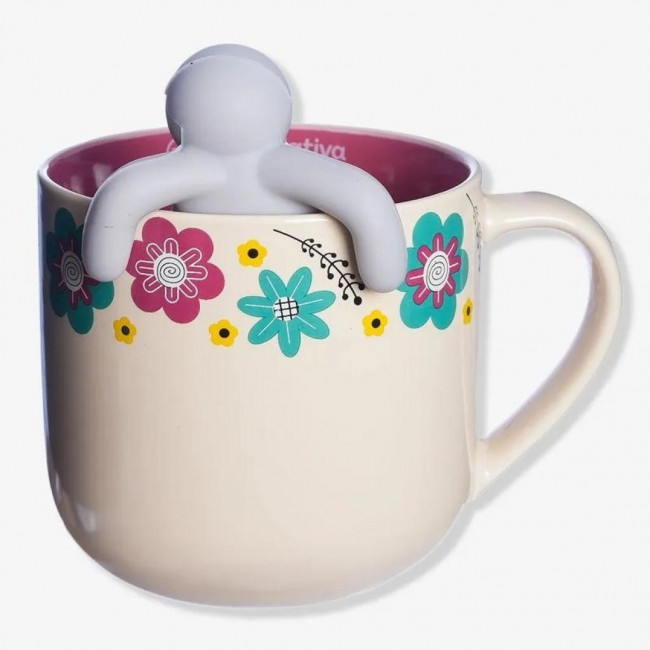 CANECA COM INFUSOR AMIGAS FLORESÇA 350ML– 10025683