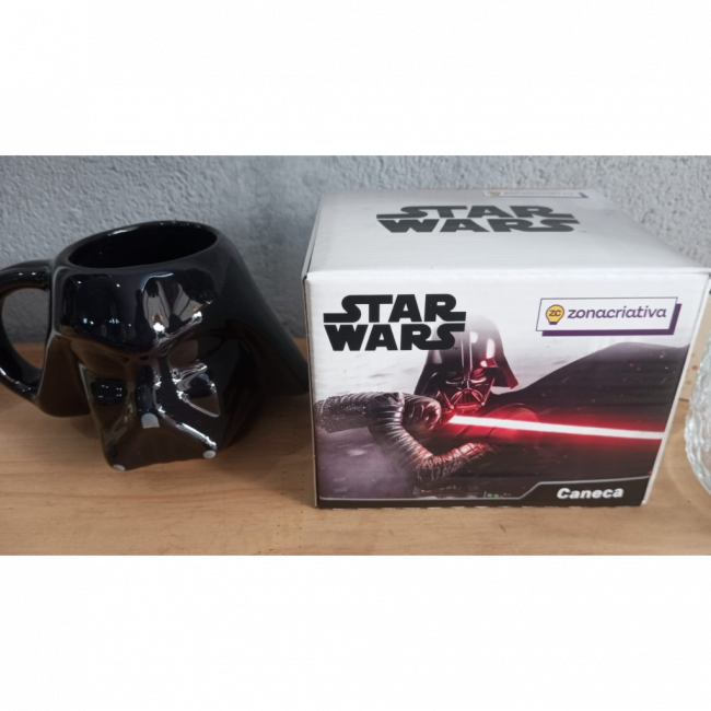 CANECA FORMATO 3D DART VADER 500ML- 10023509