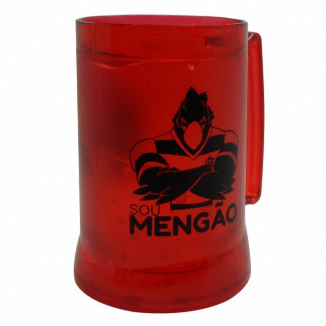 CANECA GEL VERMELHA 400ml-FLAMENGO 4279