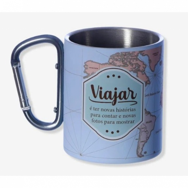 Caneca Mosquetao Viajar 300ml 10025012