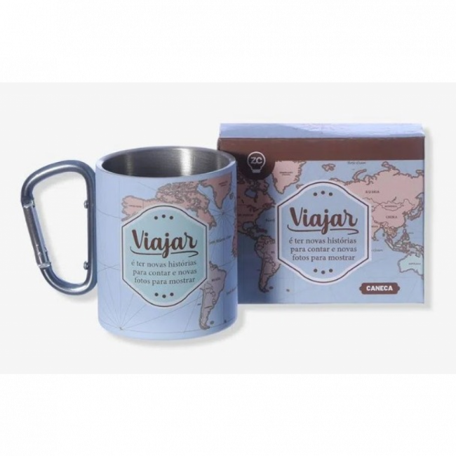 Caneca Mosquetao Viajar 300ml 10025012