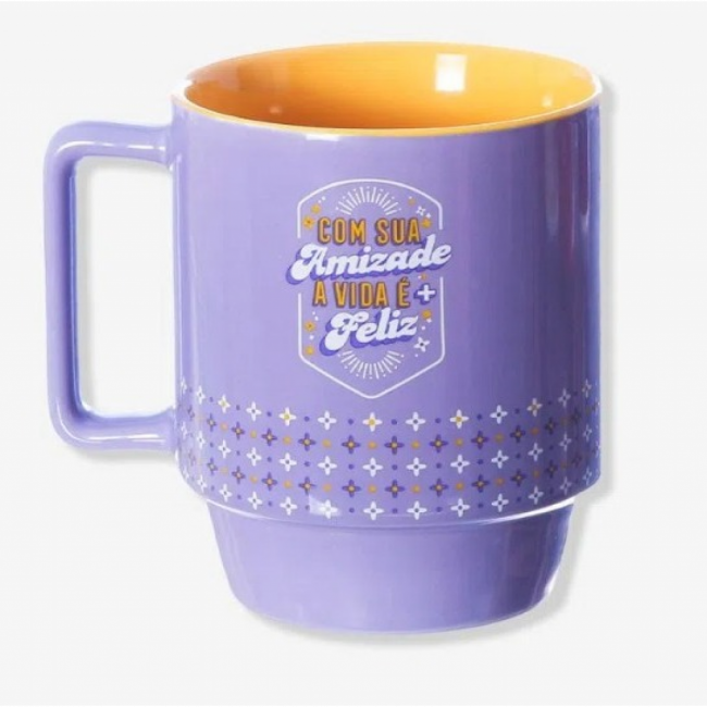 Caneca Tina Com Sua Amizade 10024956