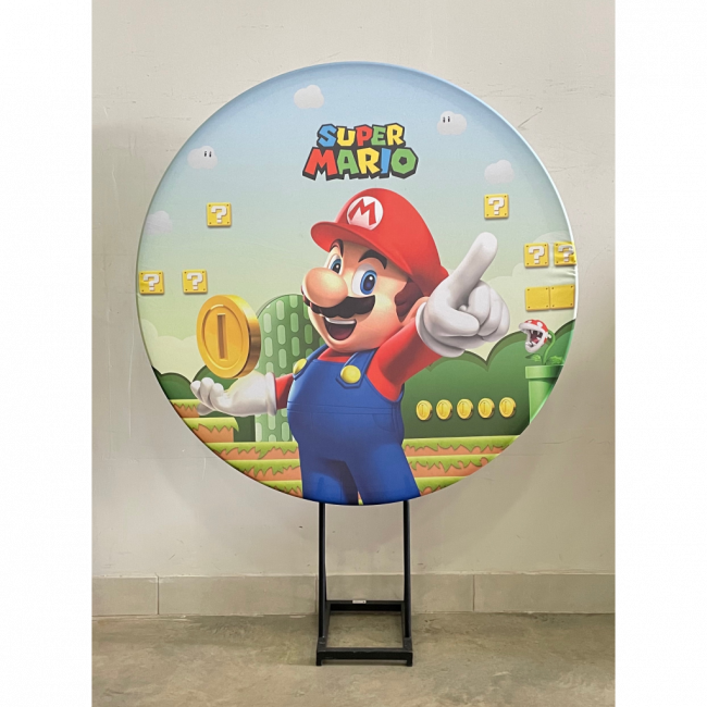 Capa Painel Tecido Super Mario