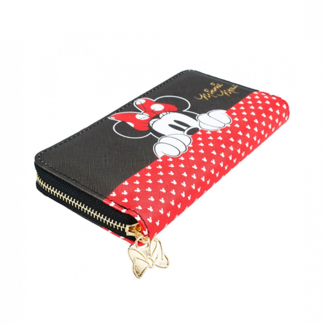 Carteira Retangular Cores Minnie