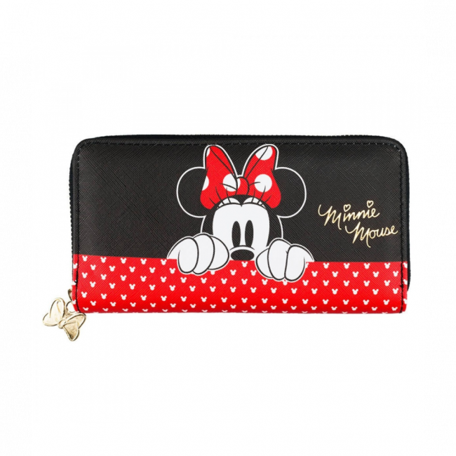 Carteira Retangular Cores Minnie