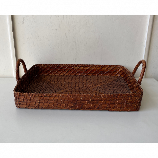 Cesta Rattan Retangular G