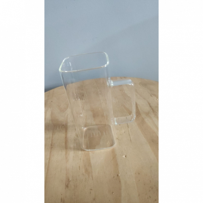 Copo Vidro Transparente Detalhe Alça 400ML- 135640