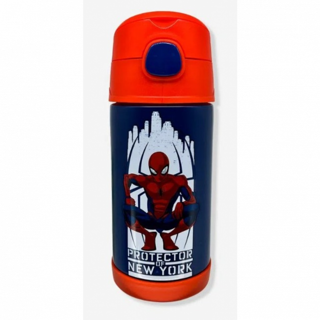 Garrafa Click c/Canudo Spider Man 300ml 10072403