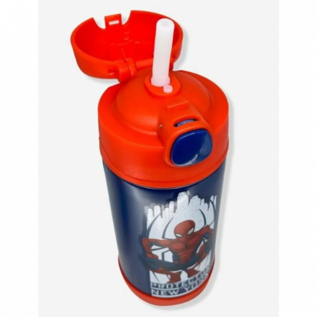 Garrafa Click c/Canudo Spider Man 300ml 10072403