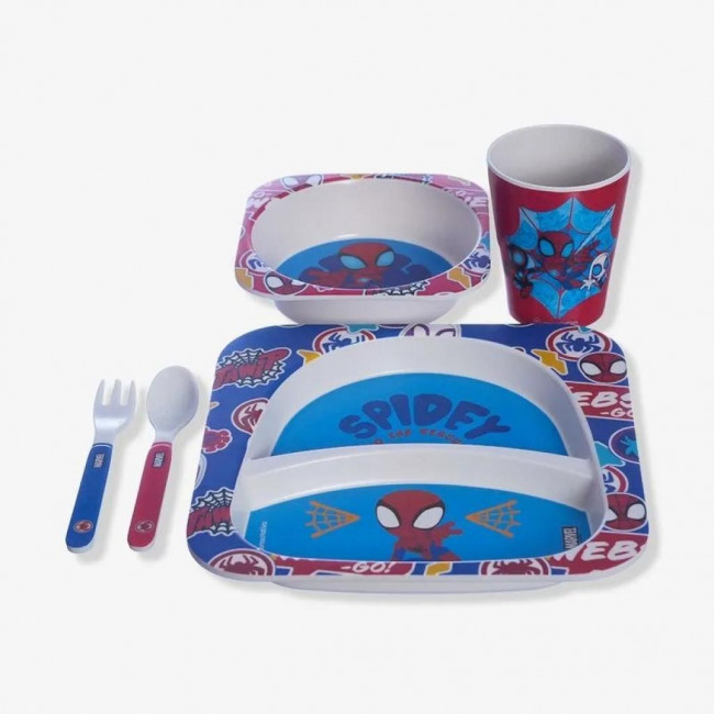 KIT ALIMENTAÇÃO INFANTIL HOMEM-ARANHA- 10025697