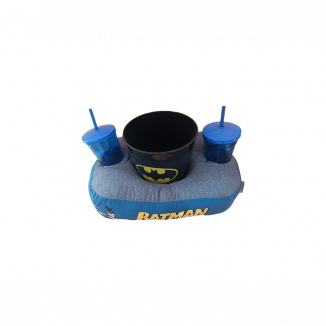 Kit Almofada Porta Pipoca Batman