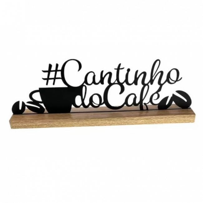 Letreiro Decorativo # Cantinho do Café