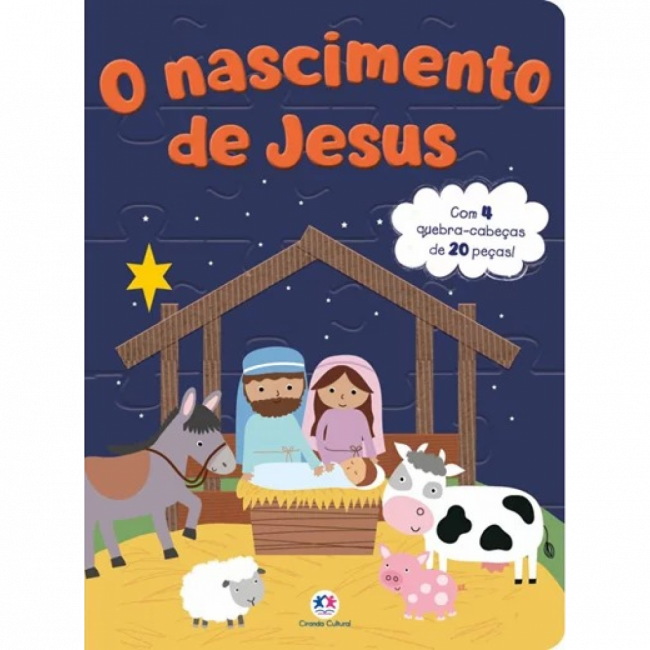 Livro Quebra-cabeça O nascimento de Jesus 9788538097884