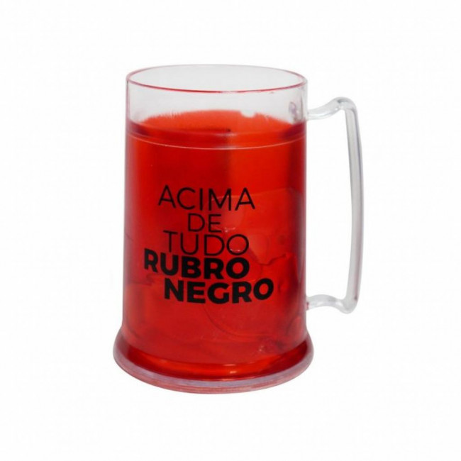 MINI CANECA GEL VERMELHO 300ml-FLAMENGO 4224