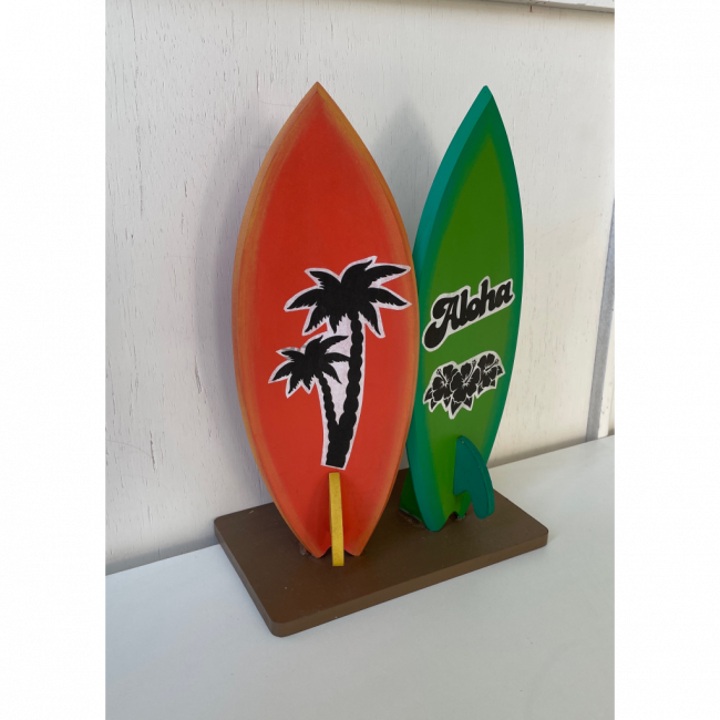 Mini Prancha Surf Aloha Verde