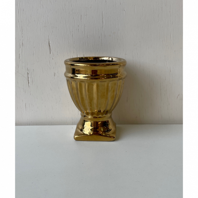 Mini Vaso Dourado