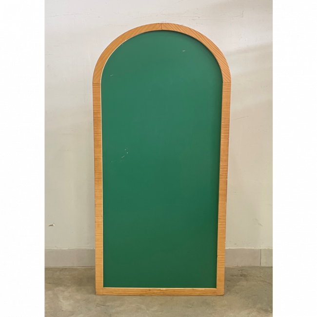 Painel Oval Verde Bandeira 185x90cm