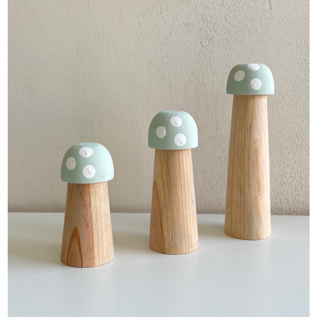 Trio Cogumelos Verde Chá