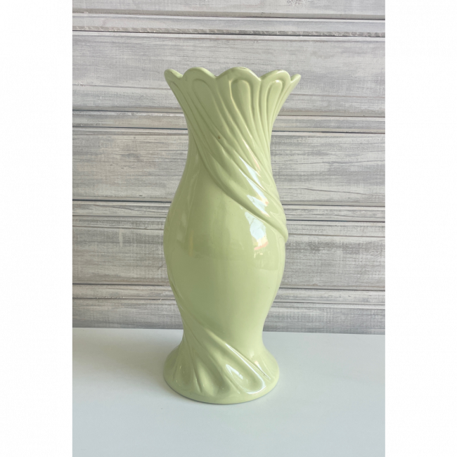 Vaso Babado Ceram Verde Candy