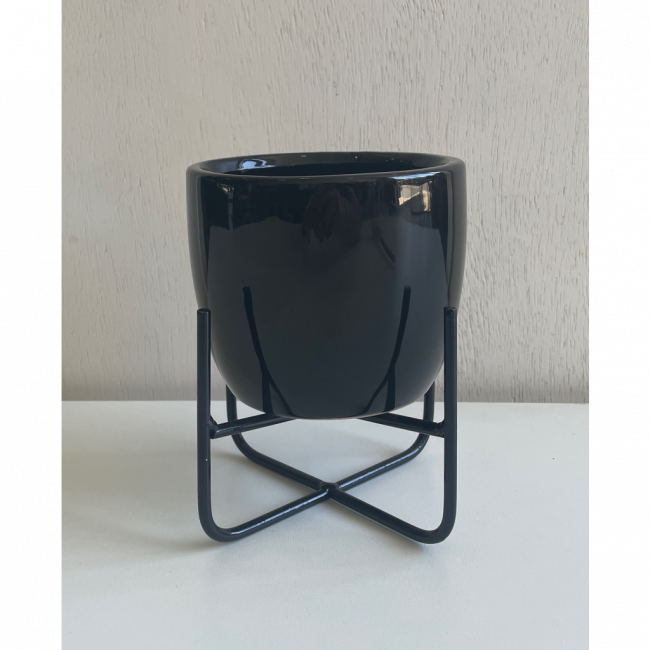 Vaso Liso Preto P