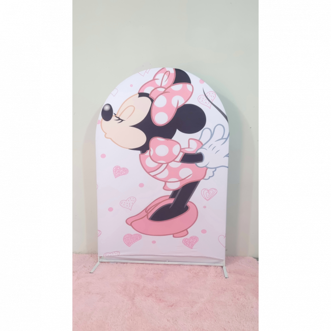 Painel romano Minnie Rosa